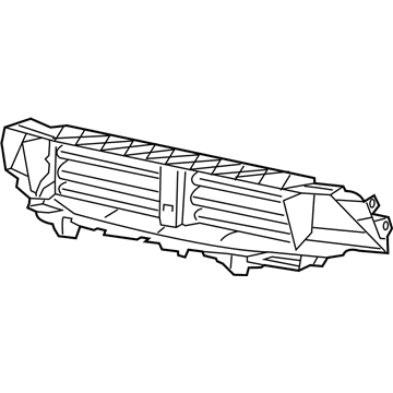 Mopar 68302663AA Radiator Shutter Assembly, Front