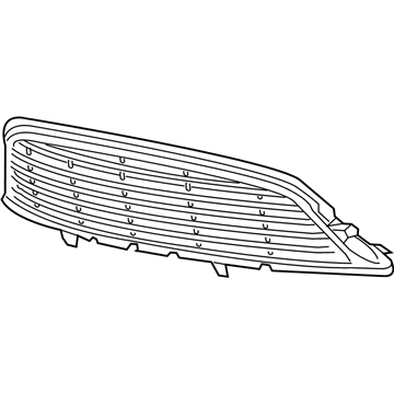 Mopar 68202988AC Lower Grille, Front