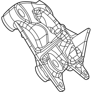 Jeep Wrangler Engine Mount - 68490439AA