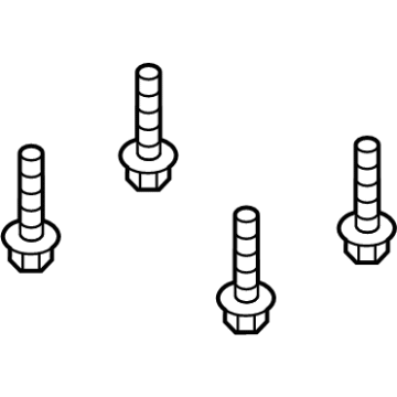 Jeep 6104418AA Transmission Mount Bolt