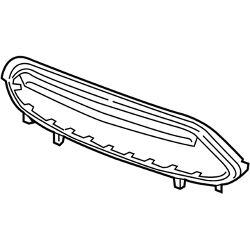 Mopar 5XN31TZZAB Lower Molding Mount Panel, Front Center