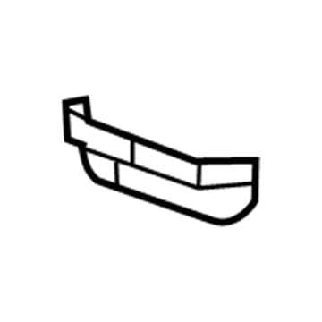 Mopar 68305244AA Deflector, Front Passenger Side