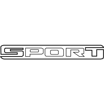 Mopar 6KM52RXFAA Decal, Rear