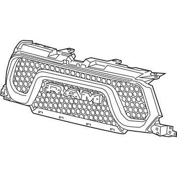2022 Ram 1500 Grille - 68645024AA