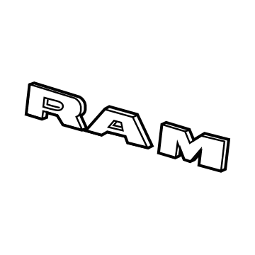 Ram Emblem - 6QH08MS5AA