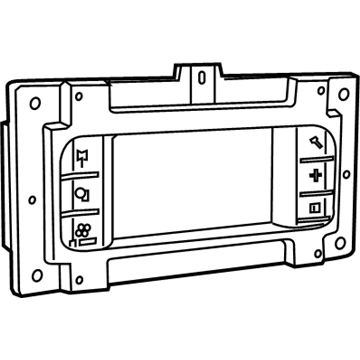Mopar 68340479AB Display Unit