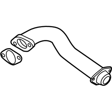 Jeep EGR Tube - 68321413AA