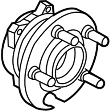 Mopar 4779572AB Hub & Bearing, Rear