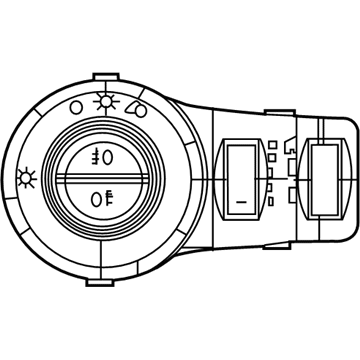 Jeep Compass Headlight Switch - 7BN66DX9AA