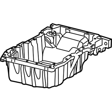 Jeep 68086157AC Oil Pan