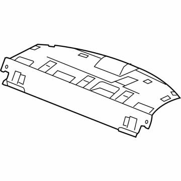 Dodge 1LM50DX9AP Package Tray Trim