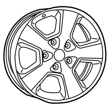 Jeep Grand Cherokee Spare Wheel - 1VH39GSAAD