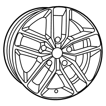 Jeep 4755529AA Wheel, Alloy