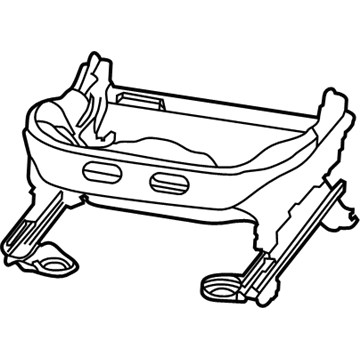 Mopar 68247964AF Seat Frame, Front Driver Side