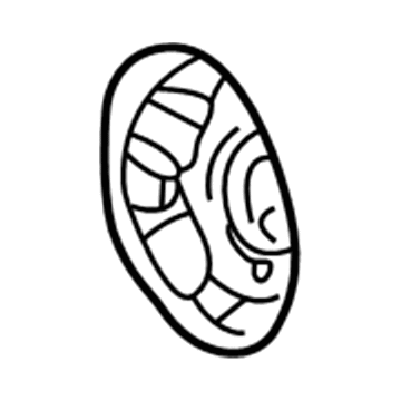 Mopar 55135511AB Fuel Door Housing, Rear