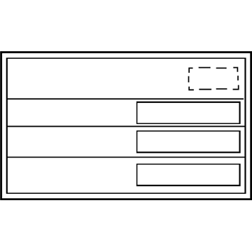 Mopar 6106972AA Caution Label
