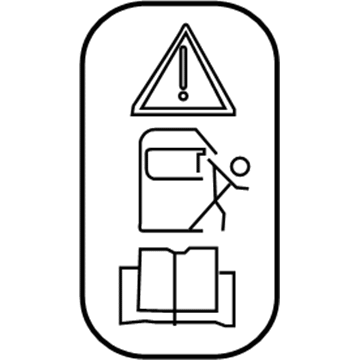 Mopar 68202403AA Warning Label