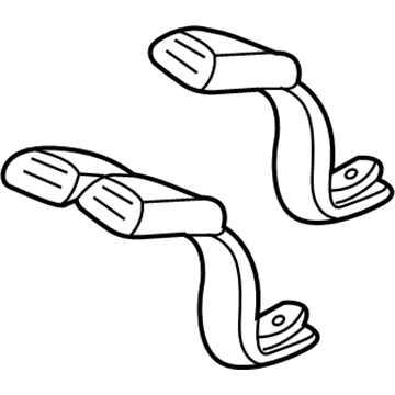 2004 Dodge Dakota Seat Belt - 5GK641DVAD