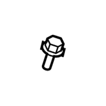 Jeep 6105098AA Inner Bracket Bolt
