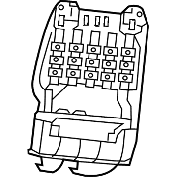 Jeep 6CD99TX7AD Seat Back Panel