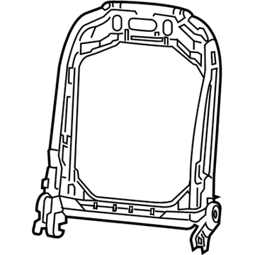 Jeep 68276609AF Seat Back Frame