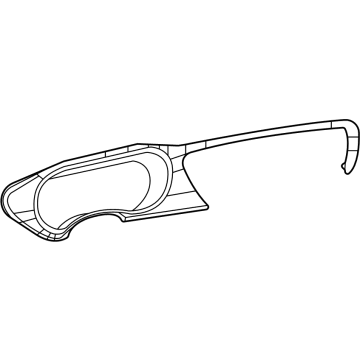 Mopar 5RL241ZAAD Cluster Bezel, Black