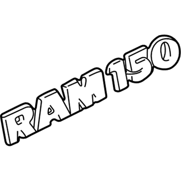 Mopar 4260260 Nameplate