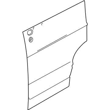 Mopar 55346554 Outer Panel, Front Passenger Side