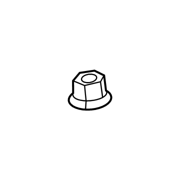 Jeep 6512602AA Mount Bracket Nut