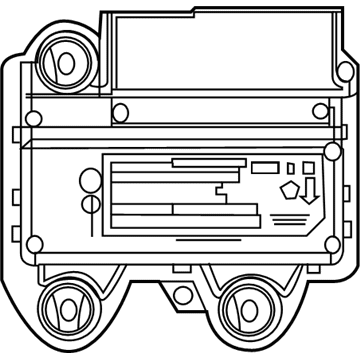 Jeep Compass Air Bag Control Module - 68449603AE
