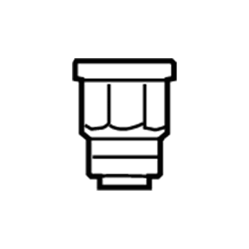 Mopar 6106412AA Front Driver Speaker Nut