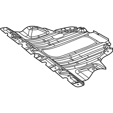 Mopar 68244401AB Under Cover, Front