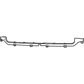 Mopar 6UF78SZLAC Lower Molding, Black, Front