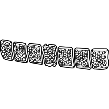 Jeep Grand Wagoneer L Grille - 7FG39SKSAA