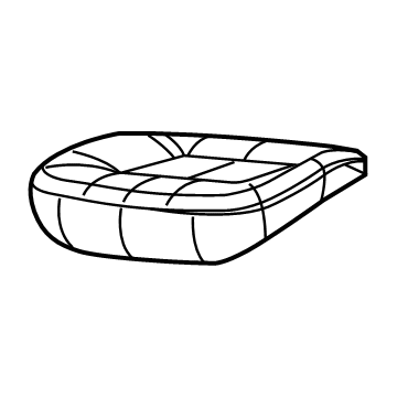 Mopar 5SG59LXBAA Cushion Cover, Front Driver Side