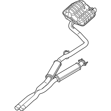 Dodge Tail Pipe - 68271448AB