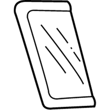 Mopar 4087022 Glass, Passenger Side