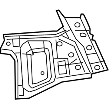 Jeep 68246200AA Reinforcement - C - Pillar