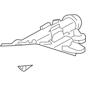 Mopar 68349872AB Headlamp Washer, Front Passenger Side