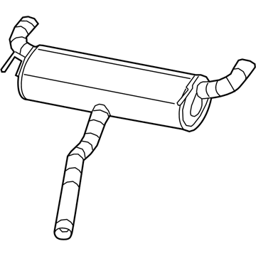 Jeep Cherokee Muffler - 68302555AC