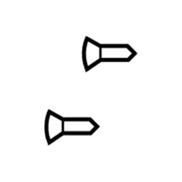 Mopar 6107055AA Coat Hook Screw