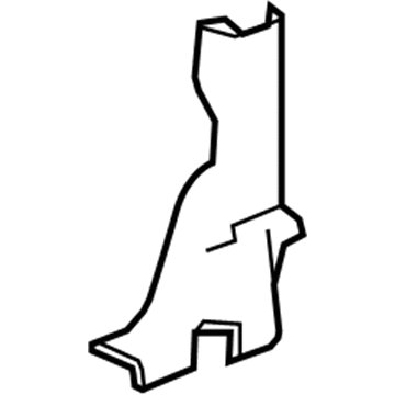 Mopar 5KP71DX9AD Lower Center Pillar Trim, Driver Side