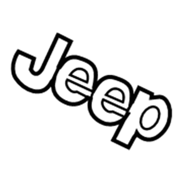 Jeep 68193400AA Nameplate