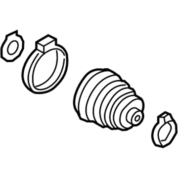 Jeep 68275257AA Boot Kit - Half Shaft