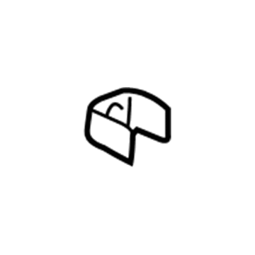 Mopar MB404094 Side Molding Clip