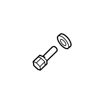 Jeep 6513080AA Crankshaft Pulley Bolt
