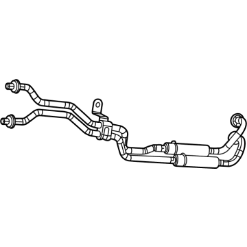 Jeep Transmission Oil Cooler Hose - 68379508AC