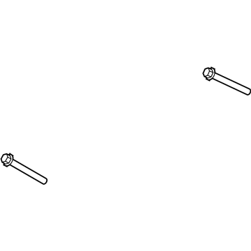 Mopar 6508549AA Leaf Spring Bolt, Rear