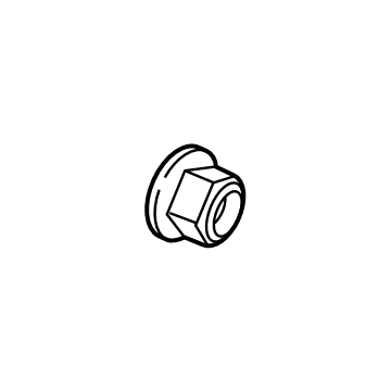 Dodge 6509898AA Axle Nut