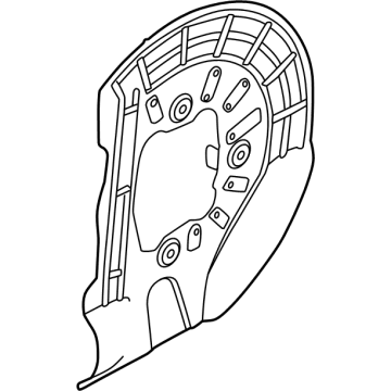 Mopar 68638459AA Splash Shield